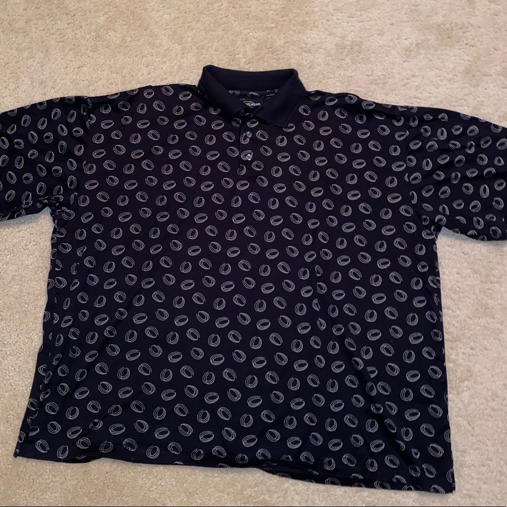 Golden Bear Men’s Print Polo - Picture 4 of 5
